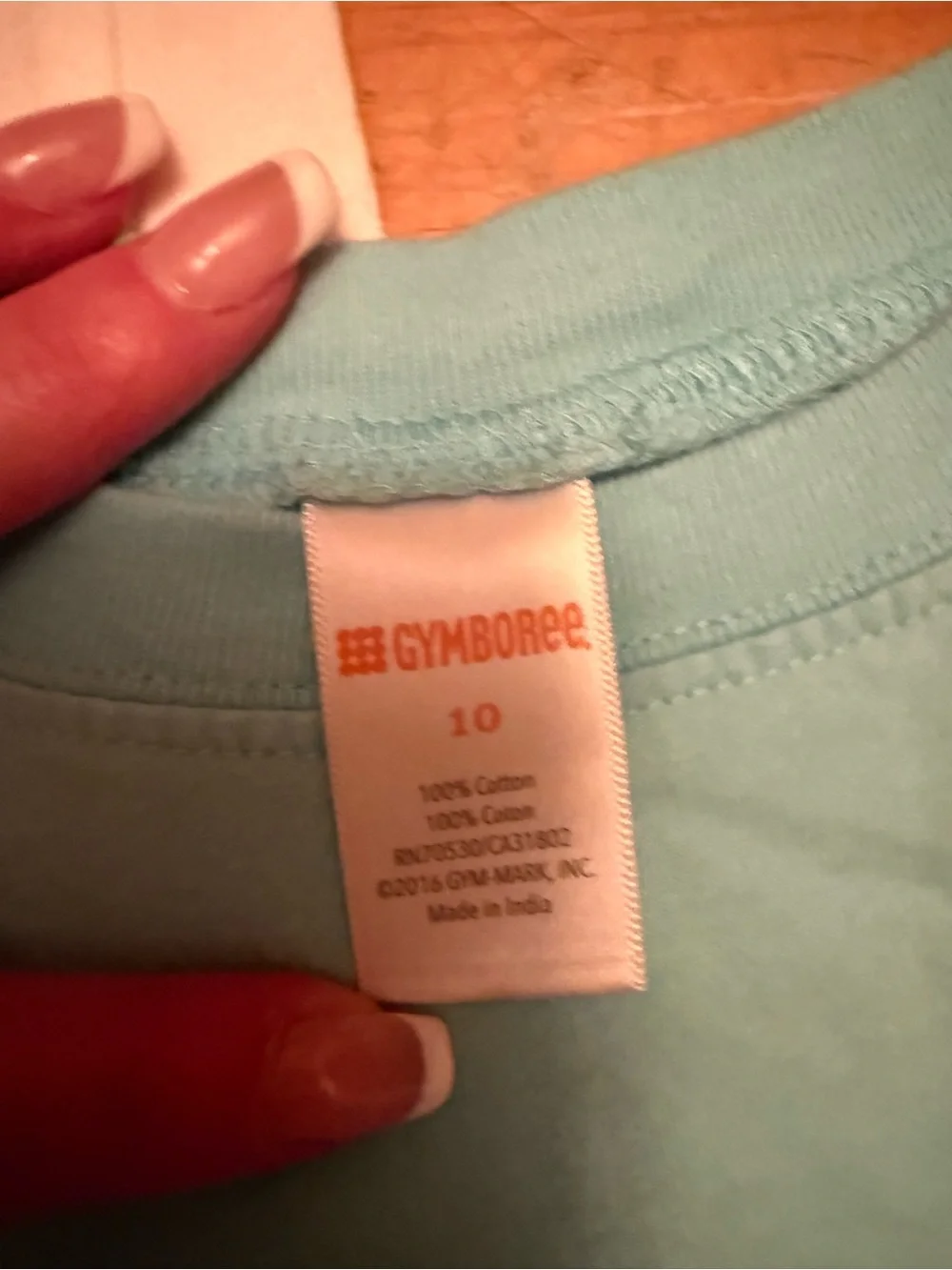 Gymboree Light Blue Octopus Graphic Tee with Navy Accent